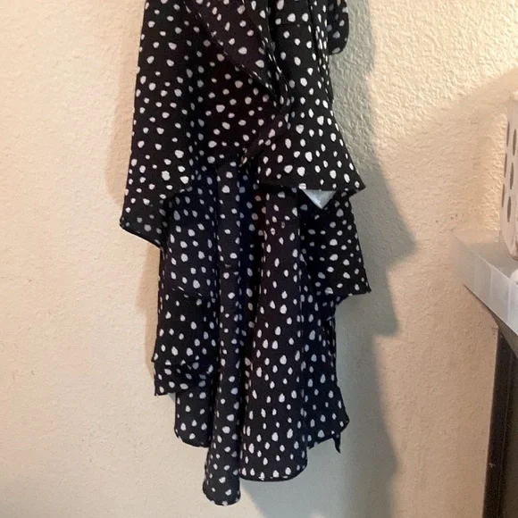 Max Studio Patterned Ruffle Wrap Midi Dress New with tags size M - Picture 12 of 16